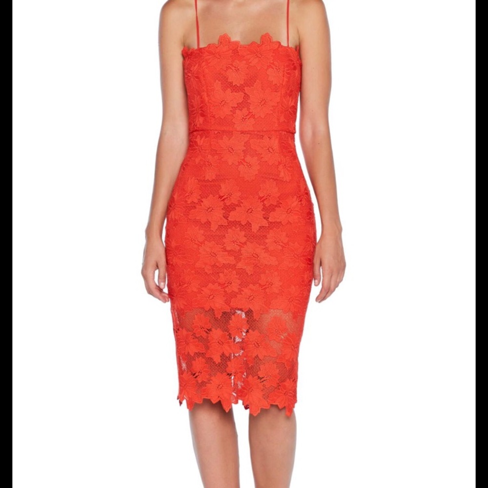 Bardot Sunshine Lace Sheath Dress